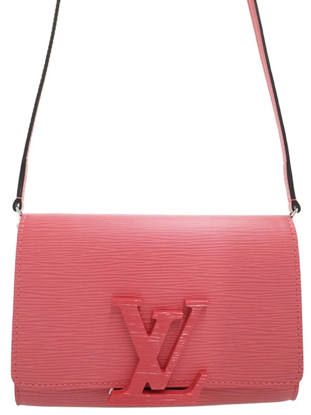 Louis Vuitton Epi Pochette Shoulder Bag Leather Red Pink